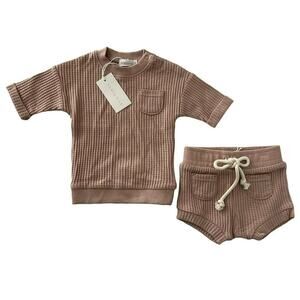 NEW Jamie Kay Organic Waffle Knit Set